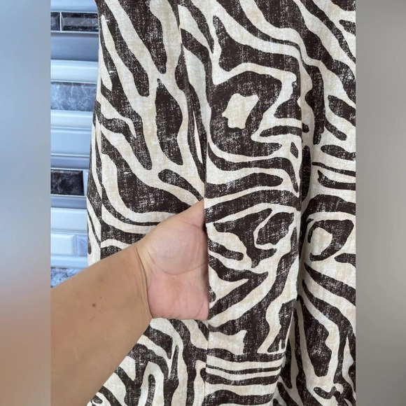 Daily Practice by Anthropologie Ruffled Mini Dress in Beige small - Picture 7 of 15